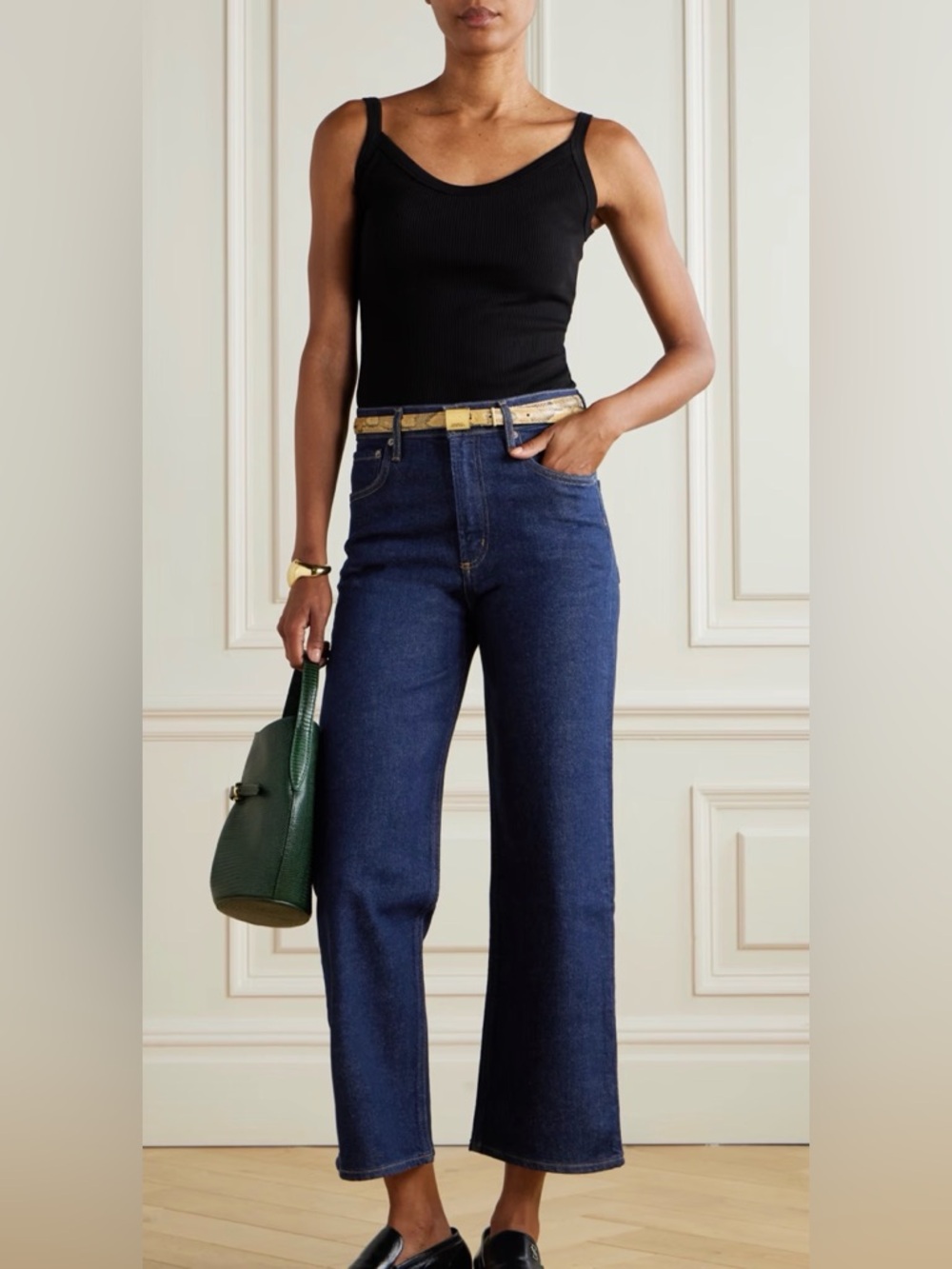 Agolde REN wide leg cropped jeans